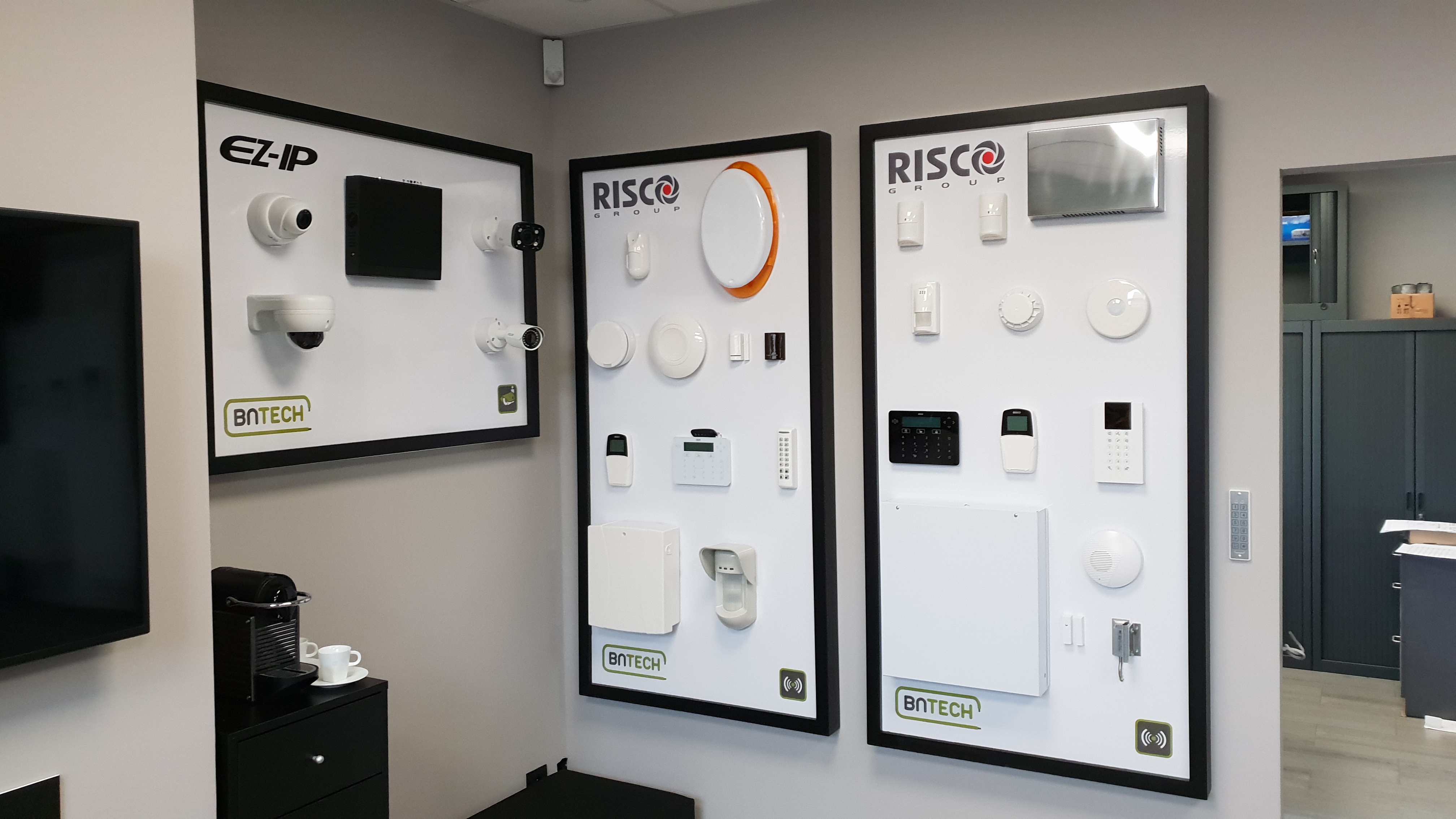 BN Tech showroom Risco Lightsys